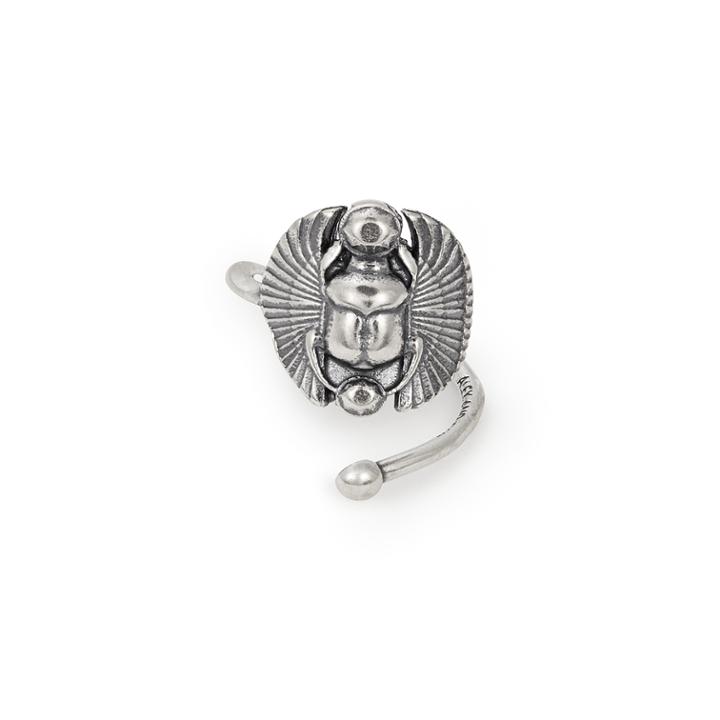 Alex And Ani Scarab Ring Wrap, Sterling Silver