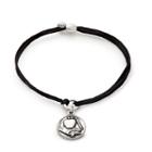 Alex And Ani Apple Pull Cord Bracelet, Rafaelian Silver Finish