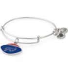 Alex And Ani Buffalo Bills Football Color Infusion Charm Bangle, Rafaelian Silver Finish