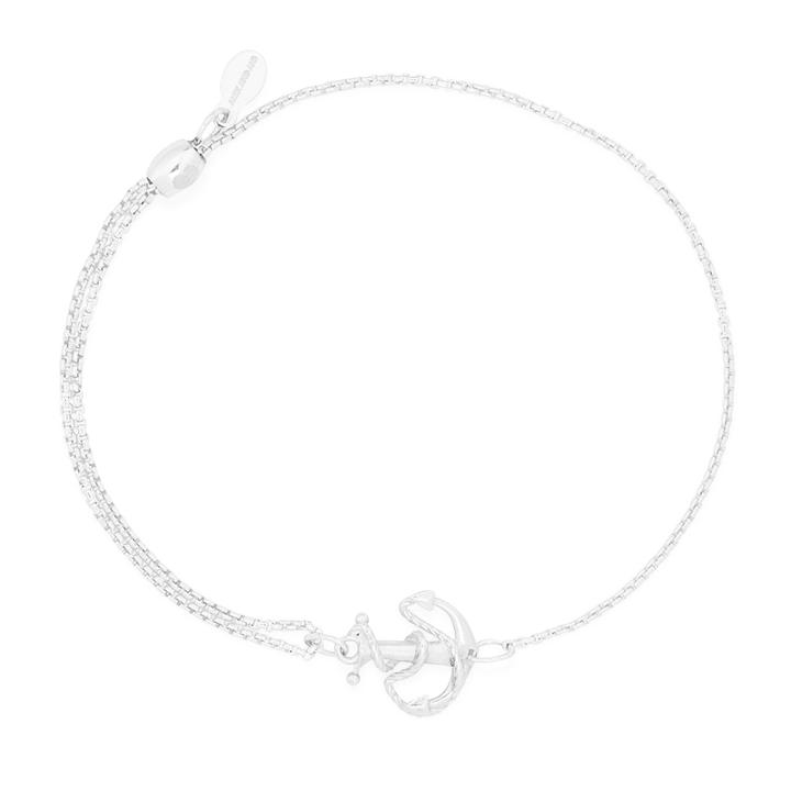 Alex And Ani Anchor Pull Chain Bracelet, Sterling Silver