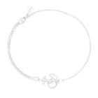 Alex And Ani Anchor Pull Chain Bracelet, Sterling Silver