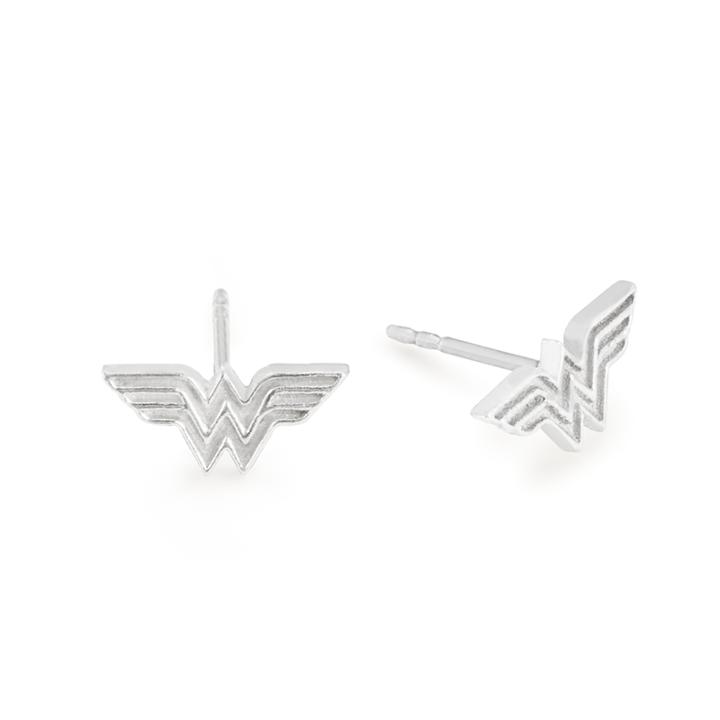 Alex And Ani Wonder Woman Earrings, Sterling Silver