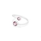 Alex And Ani June Ring Wrap With Swarovski® Crystals, Sterling Silver