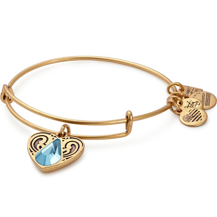 Alex And Ani Living Water Charm Bangle Living Water International, Rafaelian Gold Finish
