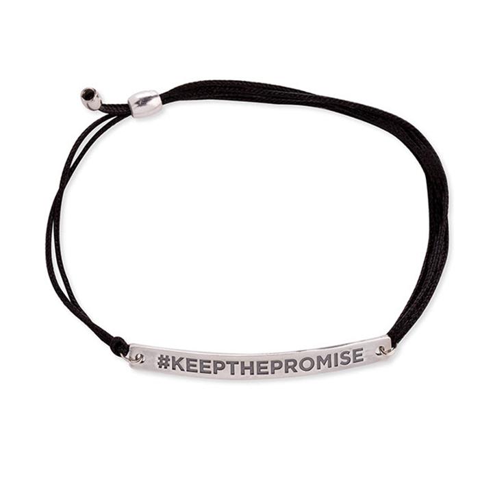 Alex And Ani #keepthepromise Pull Cord Bracelet, Sterling Silver