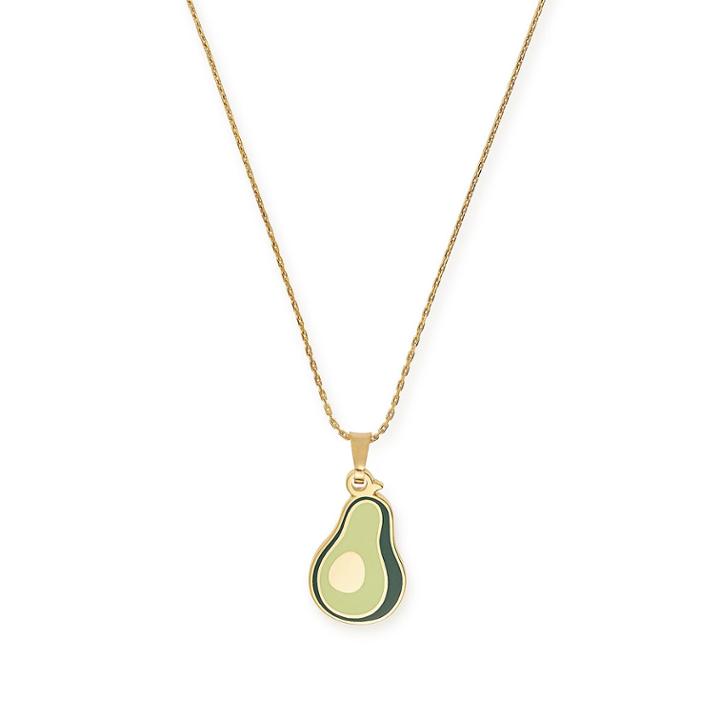 Alex And Ani You Guac My World Color Infusion Expandable Necklace, Shiny Gold Finish