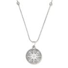 Alex And Ani Healing Love Color Infusion Expandable Necklace, Shiny Silver Finish
