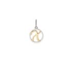 Alex And Ani Initial X Two Tone Necklace Charm