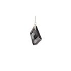 Alex And Ani Charcoal Necklace Charm With Swarovski  Crystal, 14kt Gold Plated