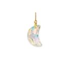 Alex And Ani Icicle Moon Necklace Charm With Swarovski  Crystal, 14kt Gold Plated