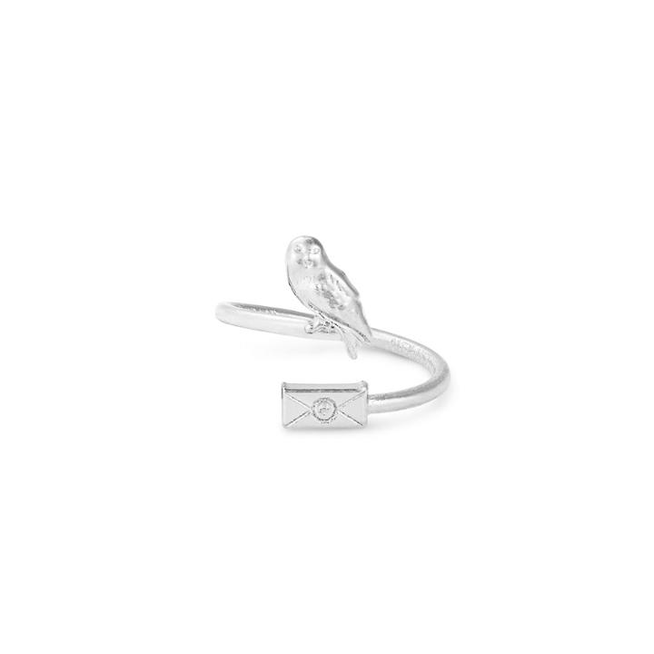 Alex And Ani Harry Potter  Owl Post  Ring Wrap, Sterling Silver