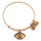 Alex And Ani Dallas Cowboys Football Charm Bangle, Rafaelian Gold Finish