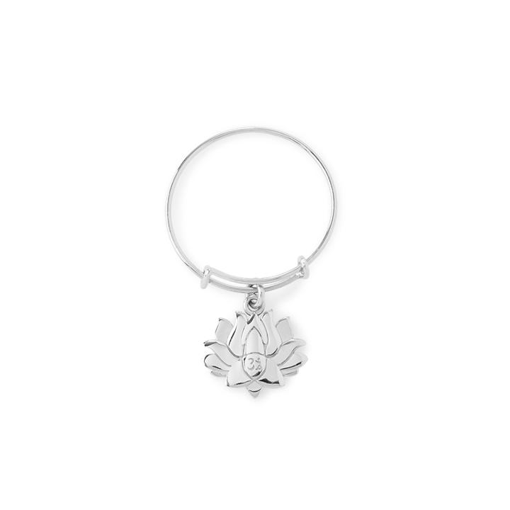 Alex And Ani Lotus Peace Petals Expandable Wire Ring, Sterling Silver