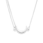 Alex And Ani Moon Pull Chain Necklace, Sterling Silver