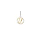 Alex And Ani Initial U Two Tone Necklace Charm