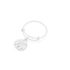 Alex And Ani Sand Dollar Expandable Wire Ring, Sterling Silver
