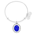 Alex And Ani Gemini Celestial Wheel Charm Bangle, Shiny Silver Finish