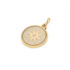Alex And Ani Star Of Venus Necklace Charm, 14kt Gold Plated