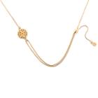 Alex And Ani Endless Knot Pull Chain Necklace, 14kt Gold Plated