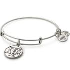 Alex And Ani Texas A&m University  Logo Charm Bangle, Rafaelian Silver Finish
