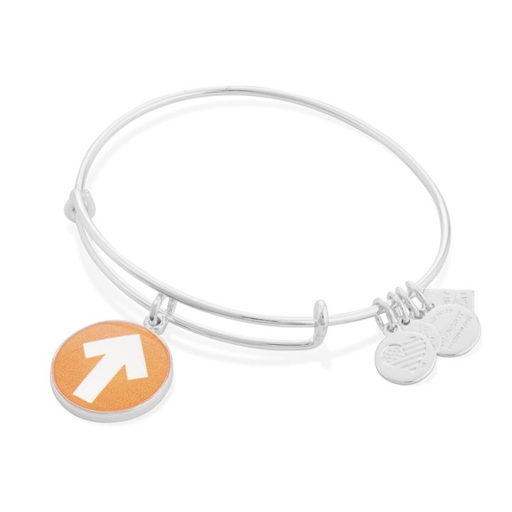 Alex And Ani Stand Up Charm Bangle | Stand Up To Cancer | Online Exclusive, Shiny Silver Finish