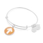 Alex And Ani Stand Up Charm Bangle | Stand Up To Cancer | Online Exclusive, Shiny Silver Finish