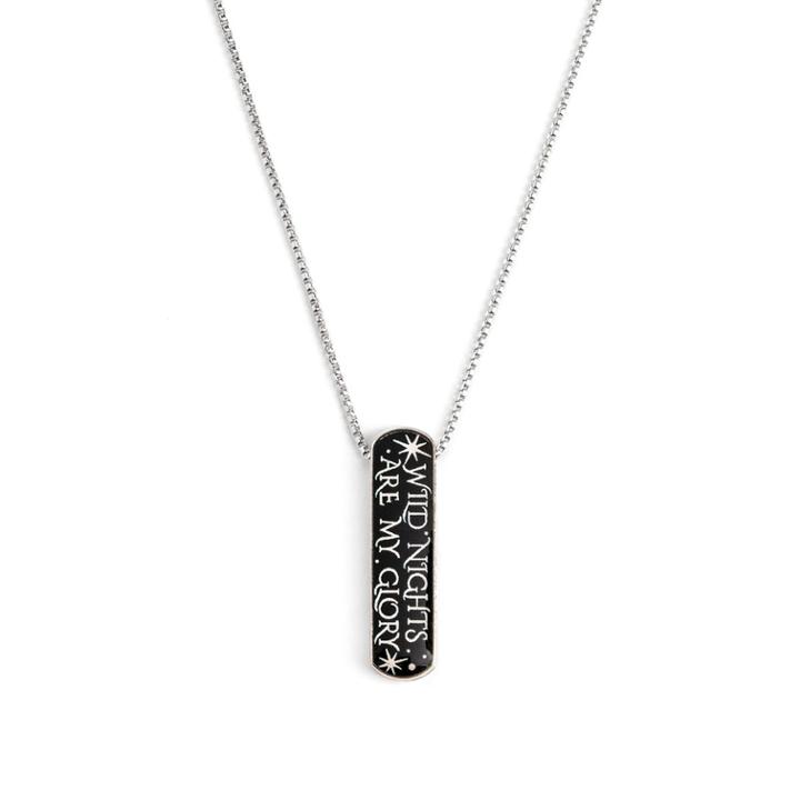 Alex And Ani Disney  Wild Nights Are My Glory Adjustable Necklace, Sterling Silver