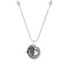 Alex And Ani Mermaid Expandable Necklace, Rafaelian Silver Finish