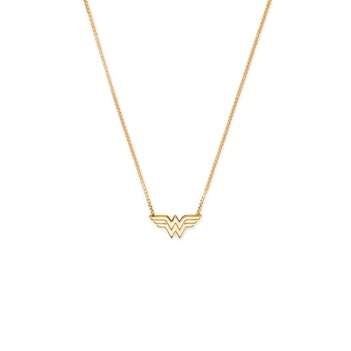 Alex And Ani Wonder Woman Adjustable Necklace, 14kt Gold Plated