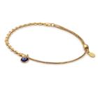 Alex And Ani Evil Eye Track Pull Chain Bracelet, 14kt Gold Plated