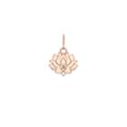 Alex And Ani Lotus Peace Petals Necklace Charm, 14kt Rose Gold Plated Sterling Silver