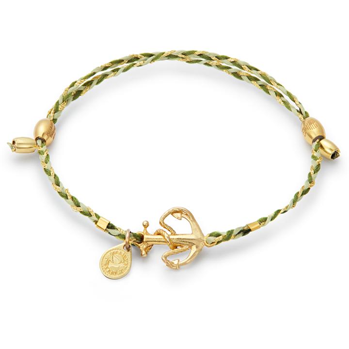 Alex And Ani Anchor Precious Threads Bracelet, 14kt Gold Plated Sterling Silver