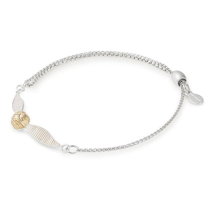 Alex And Ani Harry Potter  Golden Snitch  Pull Chain Bracelet, Two Tone