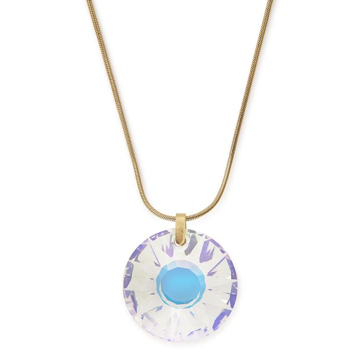 Alex And Ani Sun Crystal Infusion Adjustable Necklace, 14kt Gold Plated