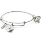 Alex And Ani 2017 Graduation Cap Charm Bangle, Rafaelian Silver Finish
