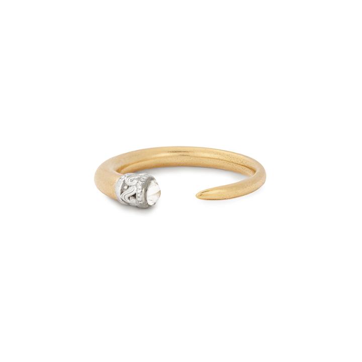 Alex And Ani Horn Ring Wrap, 14kt Gold Plated