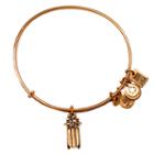 Alex And Ani Team Usa Sled Charm Bangle, Rafaelian Gold Finish