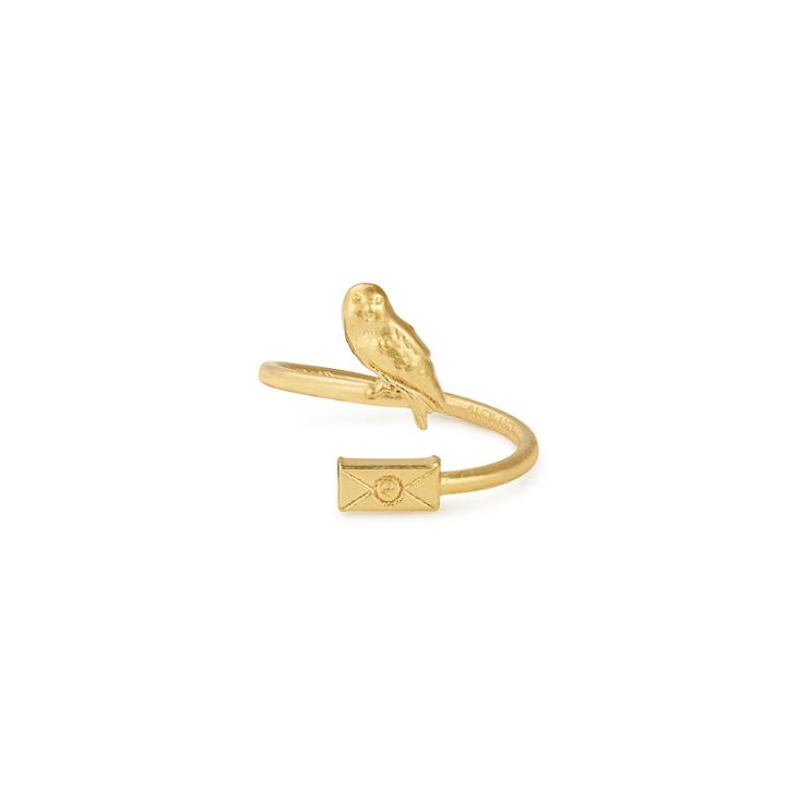 Alex And Ani Harry Potter  Owl Post  Ring Wrap, 14kt Gold Plated