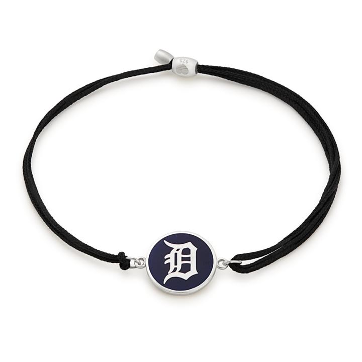 Alex And Ani Detroit Tigers™ Pull Cord Bracelet, Sterling Silver