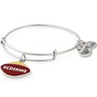 Alex And Ani Washington Redskins Football Color Infusion Charm Bangle, Rafaelian Silver Finish