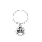 Alex And Ani Queen's Crown Expandable Wire Ring, Rafaelian Silver Finish