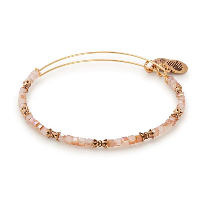 Alex And Ani Honey Celestial Beaded Bangle, Rafaelian Gold Finish