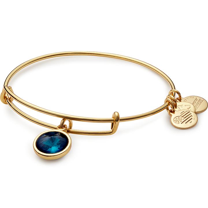 Alex And Ani May Birth Month Charm Bangle With Swarovski® Crystal
