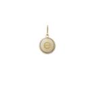 Alex And Ani Initial E Necklace Charm, 14kt Gold Plated