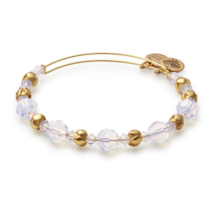 Alex And Ani Cloud Beaded Bangle With Swarovski® Crystals