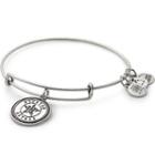 Alex And Ani Houston Astros  Cap Logo Charm Bangle, Rafaelian Silver Finish