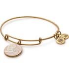 Alex And Ani Pink Special Delivery Charm Bangle, Rafaelian Gold Finish