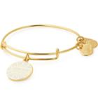Alex And Ani Today Is A Gift Charm Bangle Team Red, White, And Blue, Shiny Gold Finish