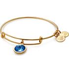 Alex And Ani March Birth Month Charm Bangle With Swarovski® Crystal