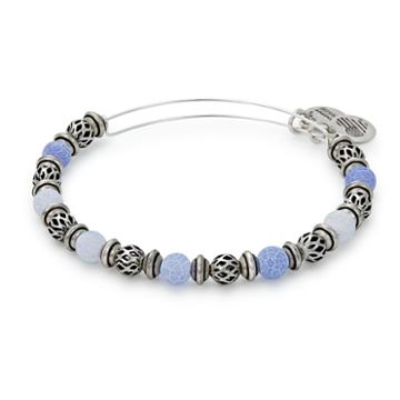 Alex And Ani Sky Moon Beaded Bangle, Rafaelian Silver Finish